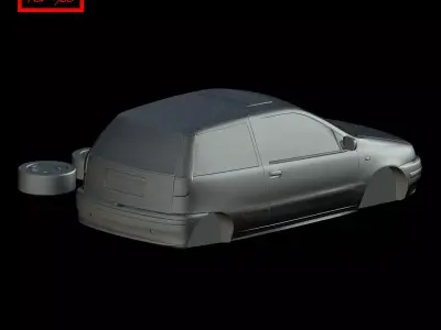 Fiat Punto GT 1993-1999 3D print model