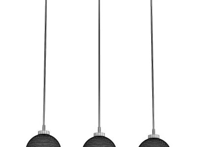 nocciola-50106-3 three light pendant 3D model