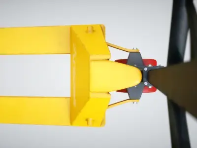 Manual Forklift 3D model
