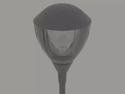 Modern Street LED Lamp Free 3D model