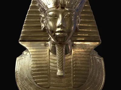 Tutankhamun Mask Wall Deco  3D print model