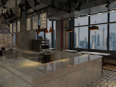 Restaurant 4 3D model