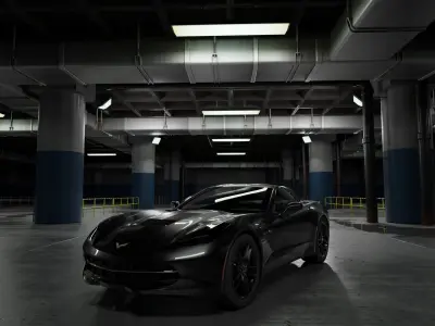 Cheverolet Corvette C7 Stingray - 3d model  3D model