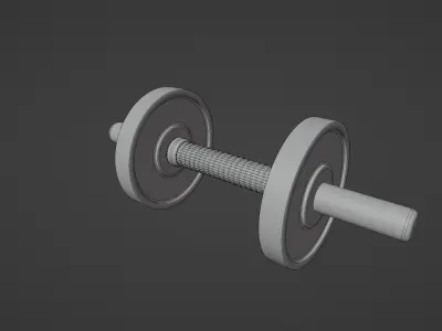 A Dumbbell Model 3D model