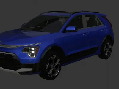 Kia Niro 2023 Rigged 3D model