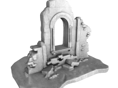 Ancient Ruins 3 3D print model