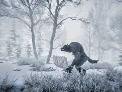 Baruk the Werewolf Low-poly 3D model