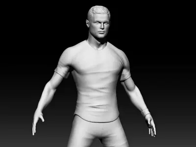 Cristiano Ronaldo 3D print model