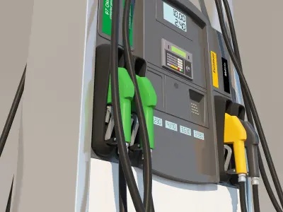 Fuel Dispenser Updated  3D model