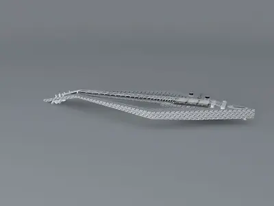 Diamond shaped guitar Free 3D model