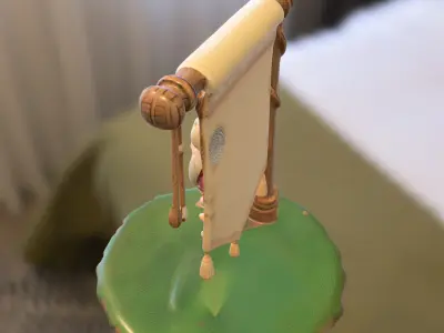 Gnome Banner 3D model