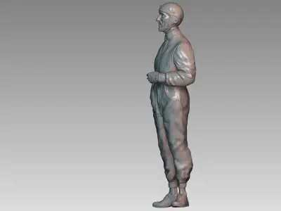 Car Driver Tazio Nuvolari 3D print model