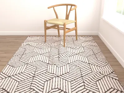 Rugs No 619 Low-poly 3D model
