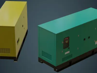 Generator 2A Low-poly 3D model