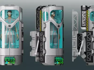 Hibernation module Free 3D model