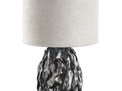 Rock vintage table lamp  3D model