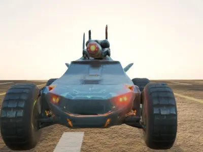 laser  car   3D model