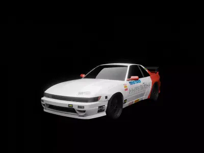 Silvia s13 Bbody kit  3D model