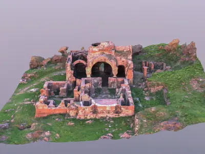 Medieval monastery  3D model