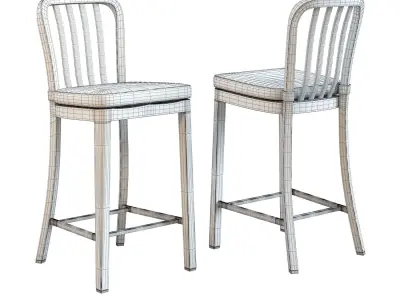 Crate and Barrel - Delta Counter Stool 3D model