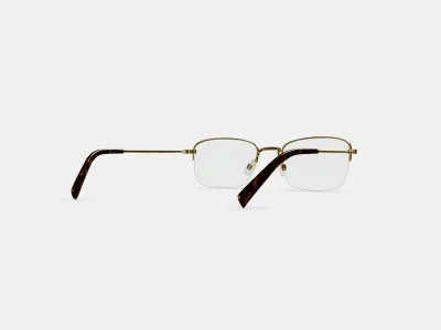 Armando Eyeglasses in Polished Gold 3D model