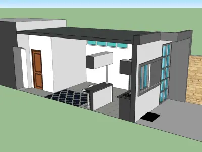 proyecto ampliacion vivienda Free 3D model
