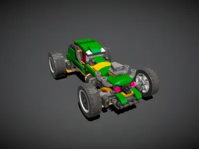 Lego Supernatural Race Car 3D model
