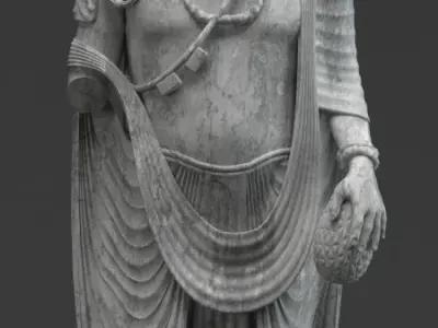 Statue ancient 1 3D model