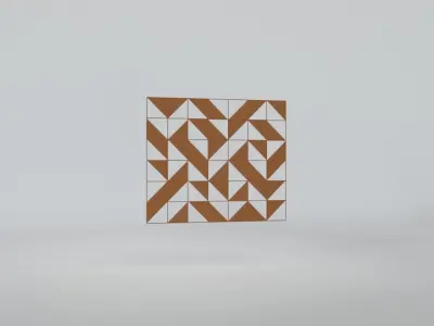 decorative wall panels patten Free low-poly 3D model