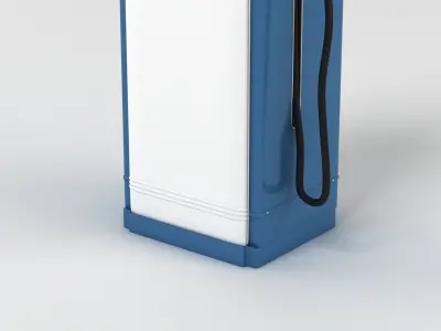 Retro Gas Station Pump 01 3D model