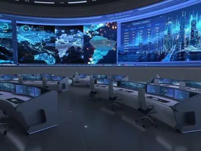 monitoring Center Command Center model 3D model