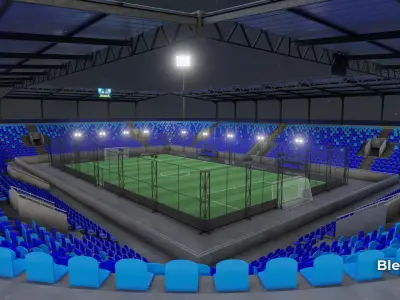Mini Football Stadium 3D model