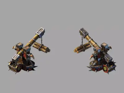 Game Steam Harbour - Crane 01 3D model