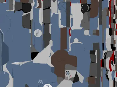 Mercedes Benz SL 280 Low-poly 3D model