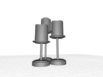 Burdette Table Lamp 3D model