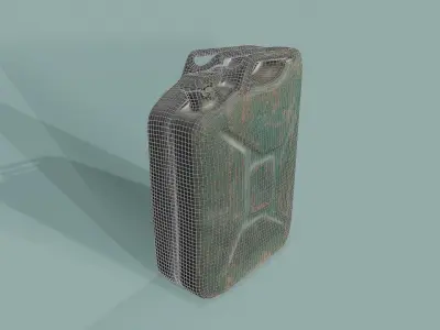 3D Scan Canister Low-poly 3D model