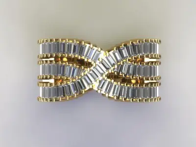 baguette band  3D print model