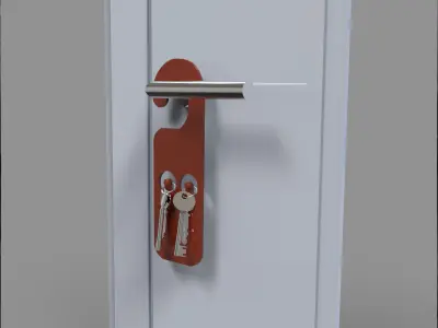 Door Hanger Key Holder 3D print model