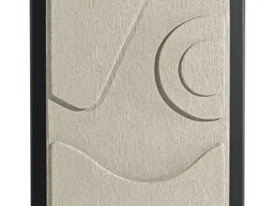 wall decor 3D model 2