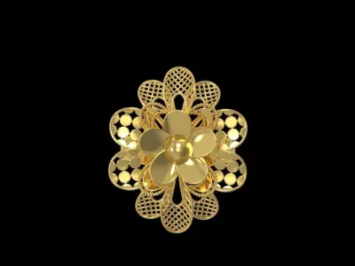 Fusion Gold Rings RAA03 3D print model