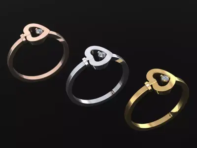 Fred Ring 3D print model