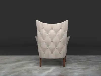 Chair for Living Space 3D model
