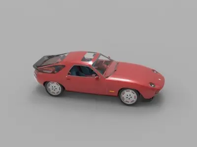 1981 Porsche 928 3D model
