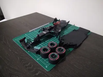 3D PRINTABLE MERCEDES 2021 F1 CAR 3D print model