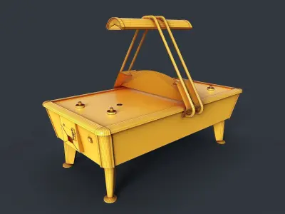 Air Hockey Table 1 PBR Game Ready Low-poly 3D model