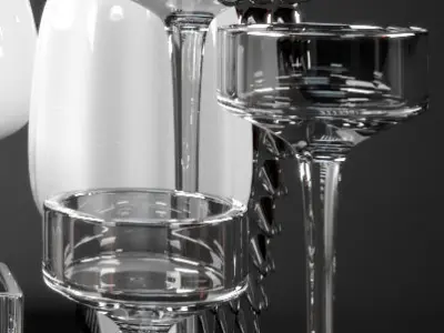 vases and lamps 3D model