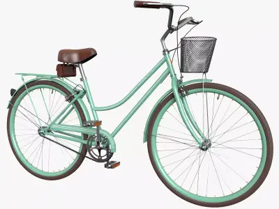 Retro bicycle 3D model