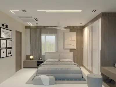 Bedroom Interior Design - 3 3D model