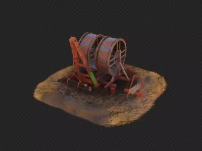 Age of empires 4 wooden camp 3D model