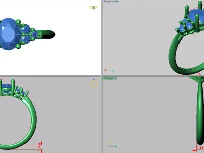 trinity ring  3D print model